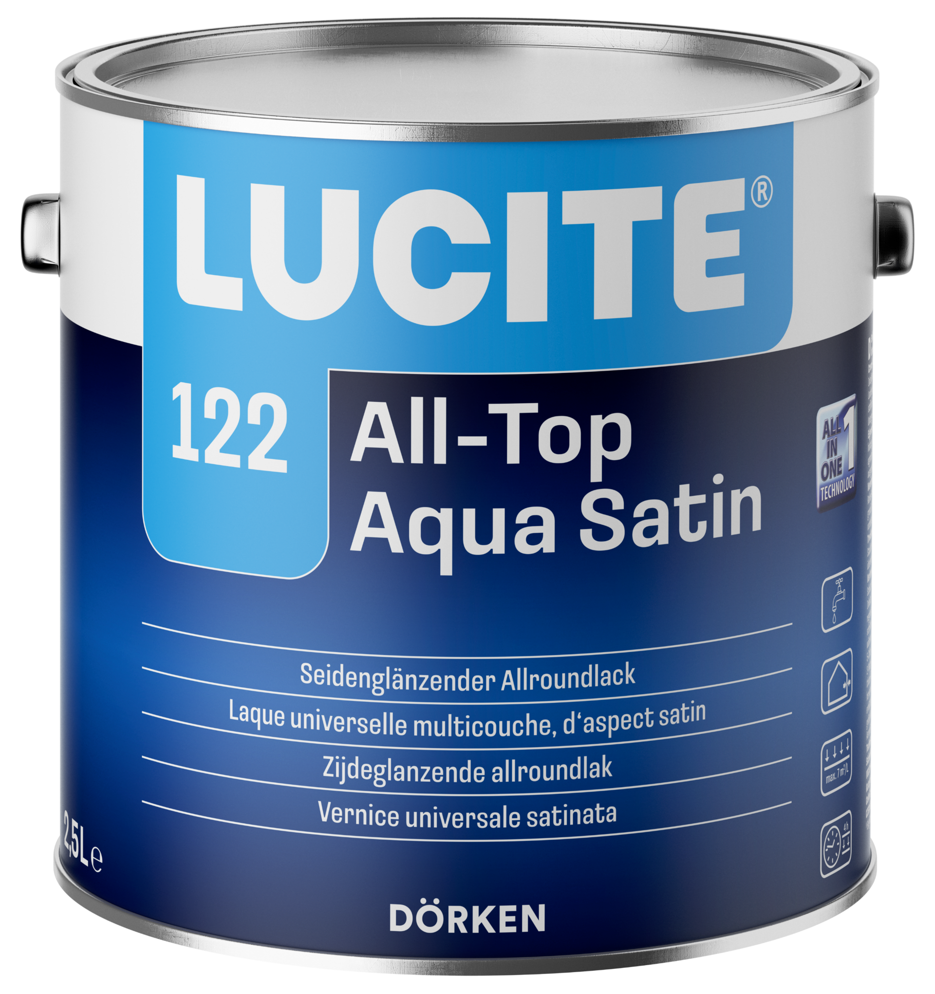 LUCITE® 122 All-Top Aqua Satin